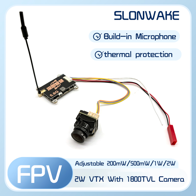 Fpv Drone Camera - SLONWAKE 5.8G 56CH 2W pemancar VTX