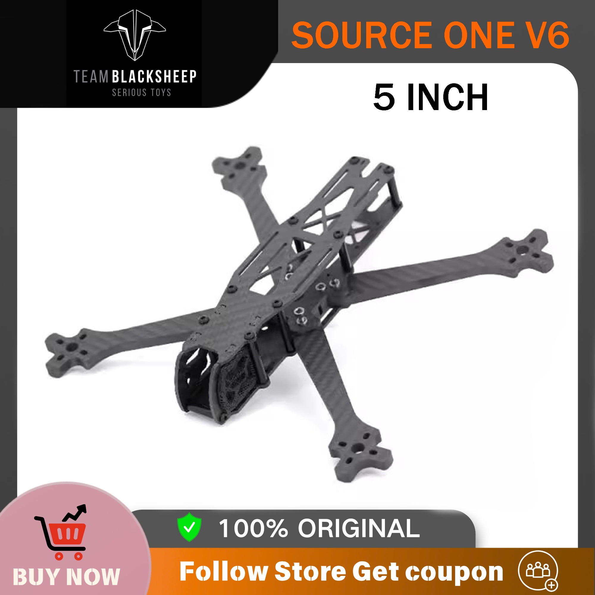 Tbs Fpv Source One - Kit Frame FPV Team Blacksheep TBS