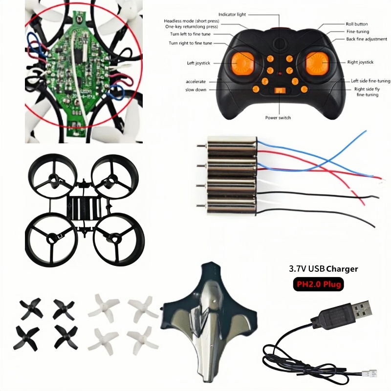 Kit Drone DIY Lengkap 2.4G 6Ax - Fpv Drone Charger ulasan dan harga