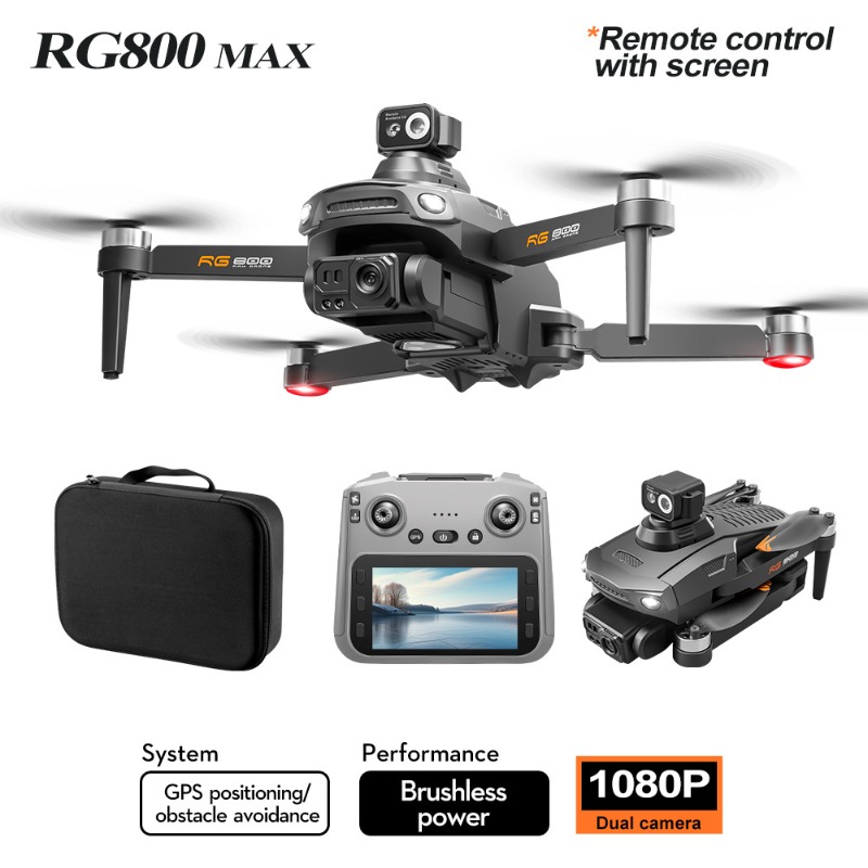 Drone RG800 MAX Baru Kamera HD - Fpv Drone Charger ulasan dan harga